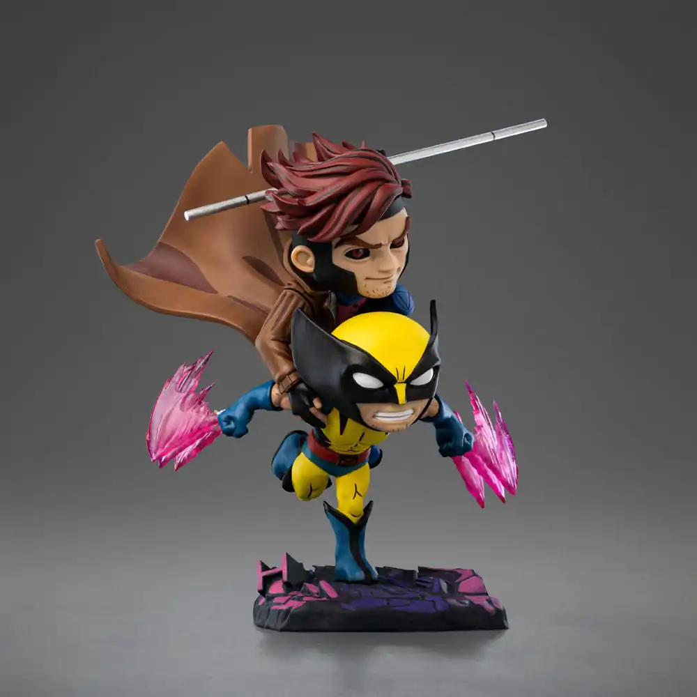 X-Men 97 Mini Co. figurină PVC Gambit și Wolverine 23 cm poza produsului