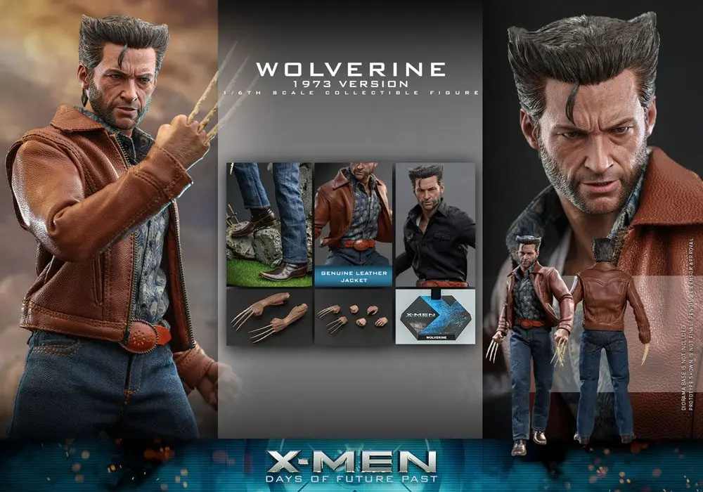 X-Men Days of Future Past Movie Masterpiece Figurina de Acțiune 1/6 Wolverine (Versiunea 1973) 30 cm poza produsului