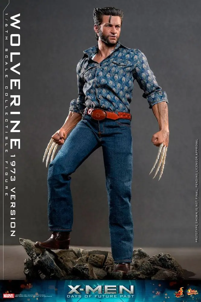 X-Men Days of Future Past Movie Masterpiece Figurina de Acțiune 1/6 Wolverine (Versiunea 1973) 30 cm poza produsului