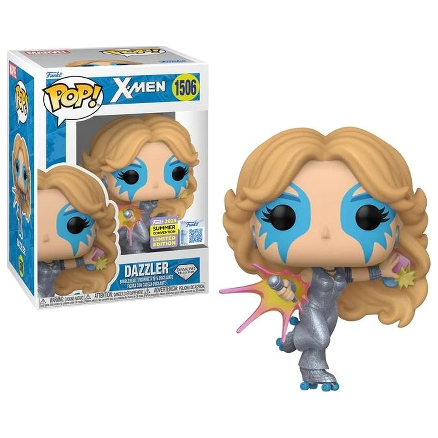 X-Men Funko POP! Figurina de vinil Dazzler (Diamond) *Versiune Exclusiva* 9 cm poza produsului
