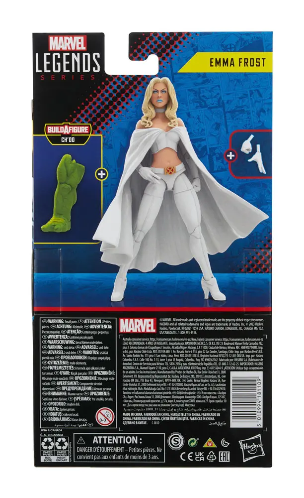 Figurină de acțiune X-Men Marvel Legends Ch'od BAF: Emma Frost 15 cm poza produsului