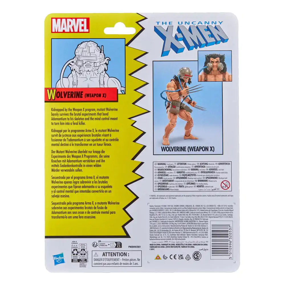 Figurină de acțiune X-Men Marvel Legends Wolverine (Weapon X) 15 cm poza produsului