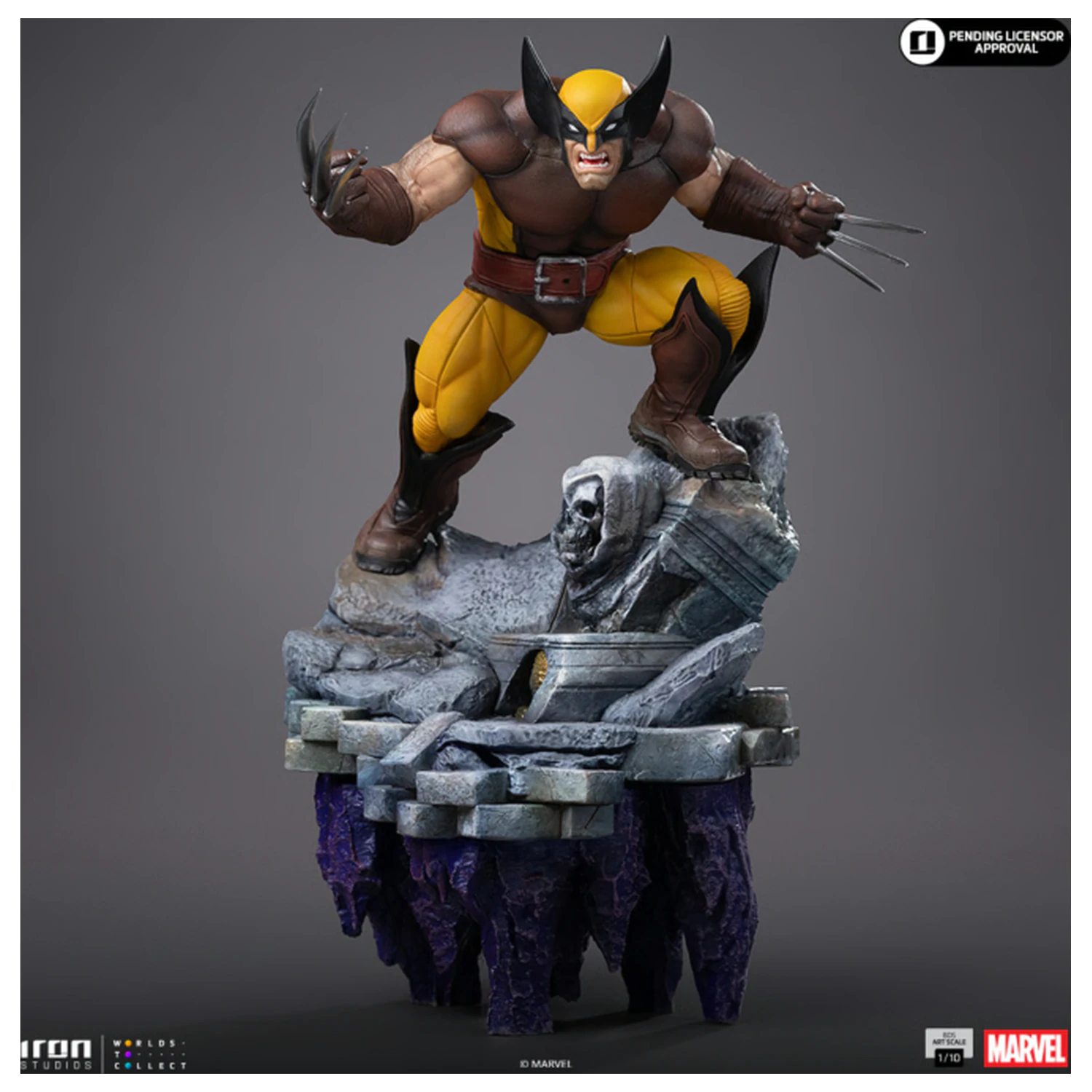 Diorama X-Men Wolverine Infinity Gauntlet Art Scale 1/10 25cm poza produsului