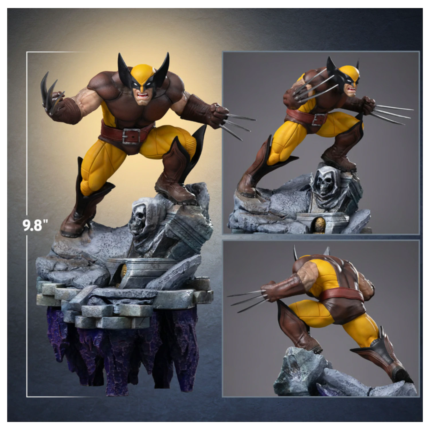 Diorama X-Men Wolverine Infinity Gauntlet Art Scale 1/10 25cm poza produsului