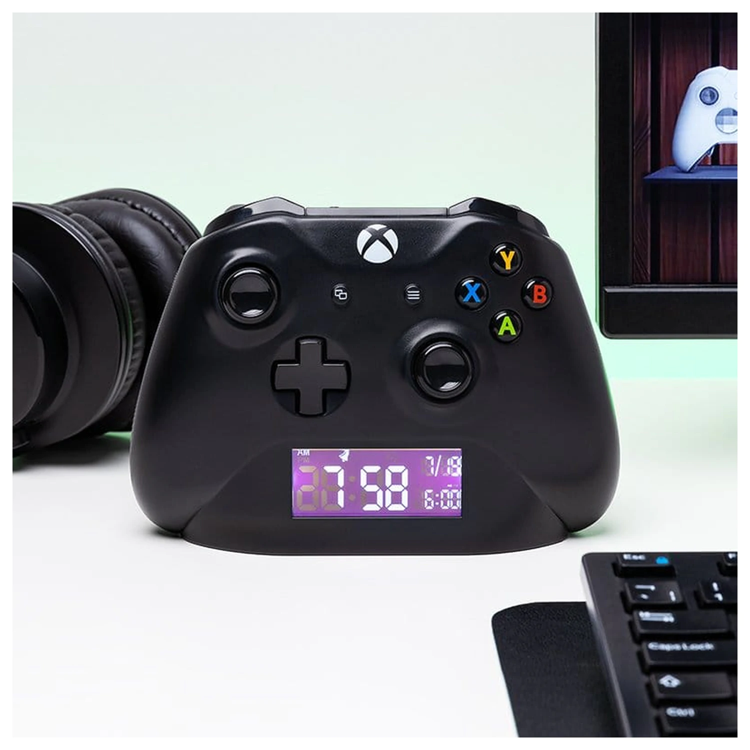 Xbox Ceas cu alarmă negru poza produsului