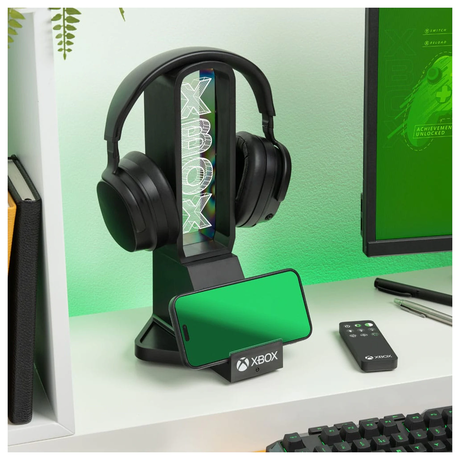 XBox Suport pentru Căști de Birou cu Lumină 30 cm poza produsului