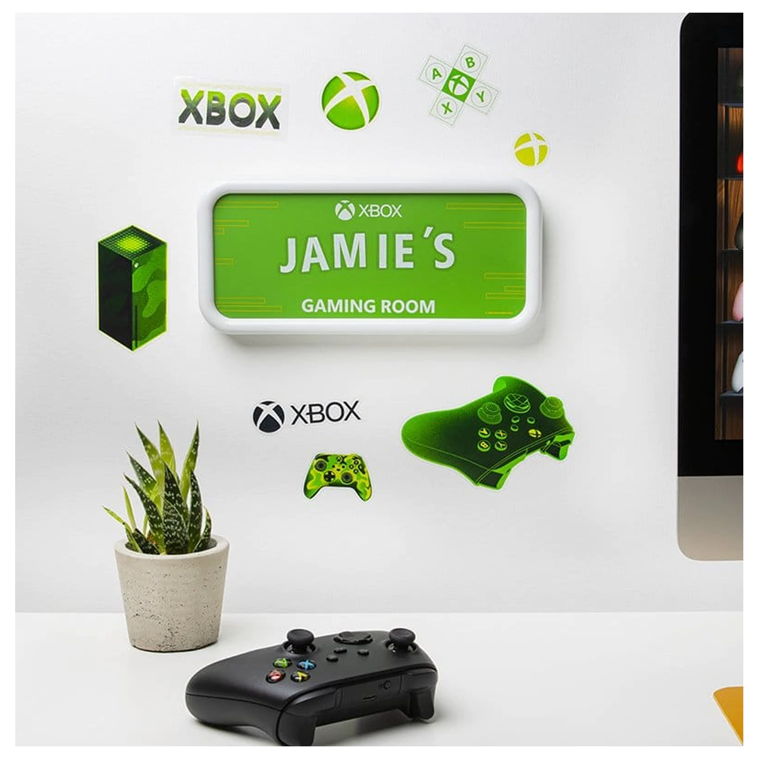 Xbox Lampa de perete Semn luminos V2 poza produsului