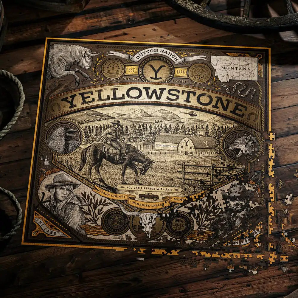 Yellowstone puzzle multi-dimensional (1000 de piese) poza produsului