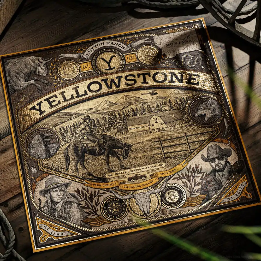 Yellowstone puzzle multi-dimensional (1000 de piese) poza produsului
