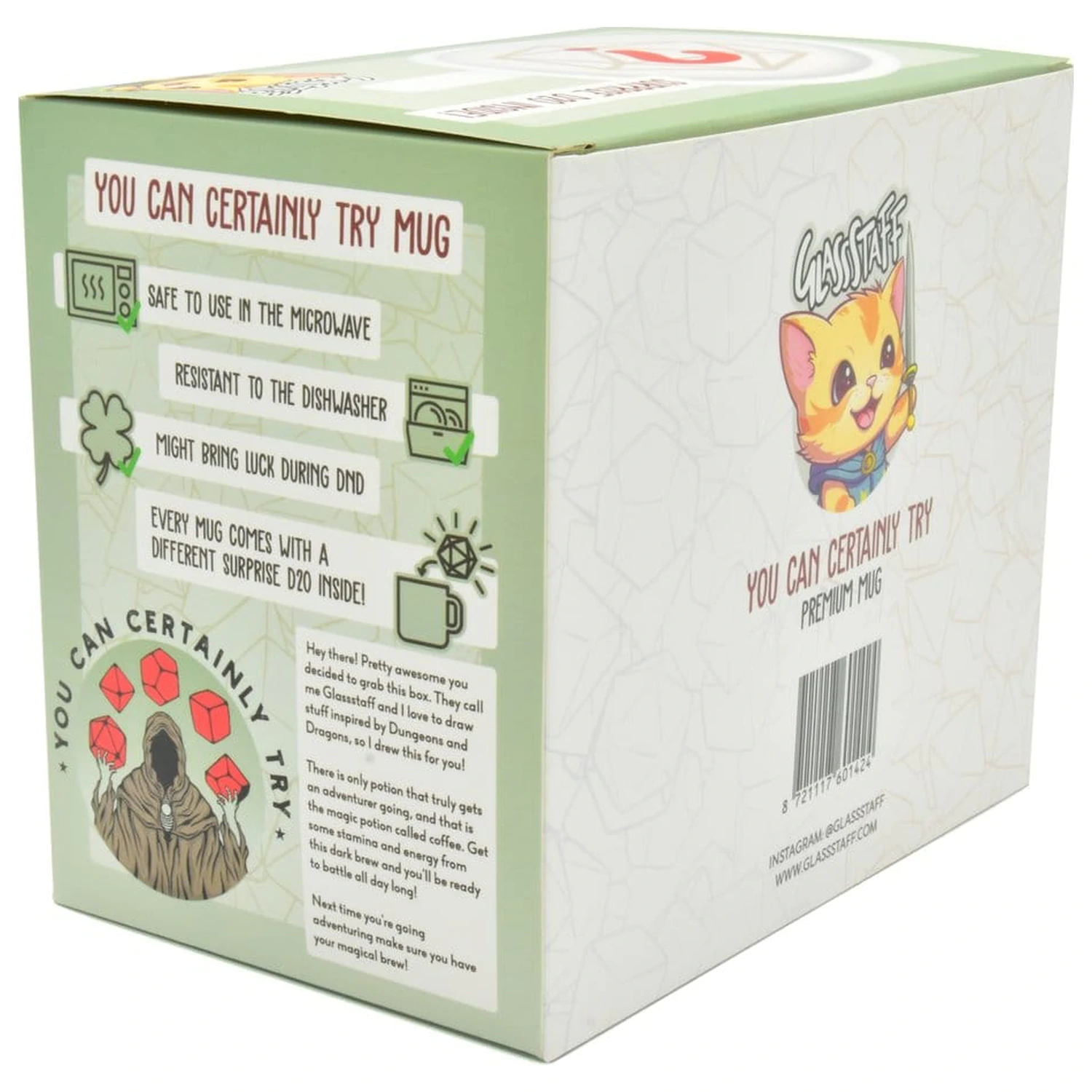 You can certainly try Set cadou cana si zar D20 poza produsului