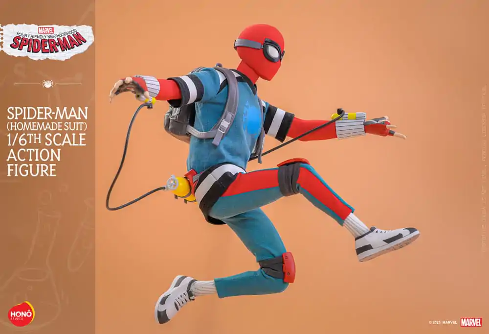 Figurină de acțiune 1/6 Spider-Man (Costum Homemade) 29 cm poza produsului