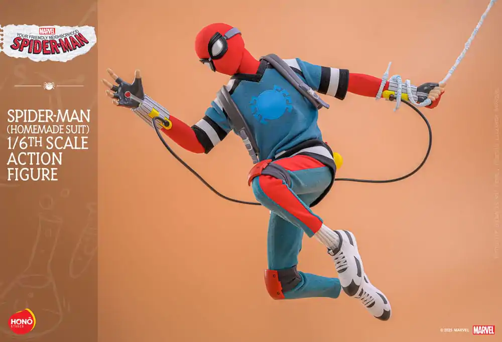 Figurină de acțiune 1/6 Spider-Man (Costum Homemade) 29 cm poza produsului