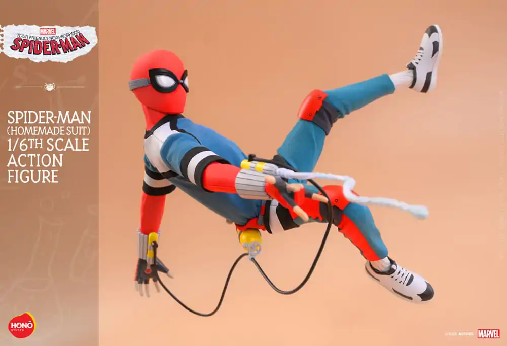 Figurină de acțiune 1/6 Spider-Man (Costum Homemade) 29 cm poza produsului