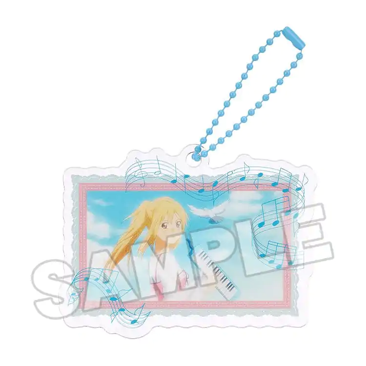 Your Lie in April Breloc Acrilic Anime Scene D 8 cm poza produsului