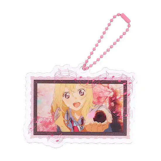 Breloc acrilic anime scena Your Lie in April A 8 cm poza produsului