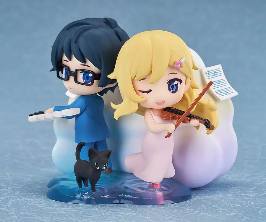 Set Mini Figurine 2 piese Your Lie in April Kaori Miyazono & Kosei Arima 9 cm poza produsului