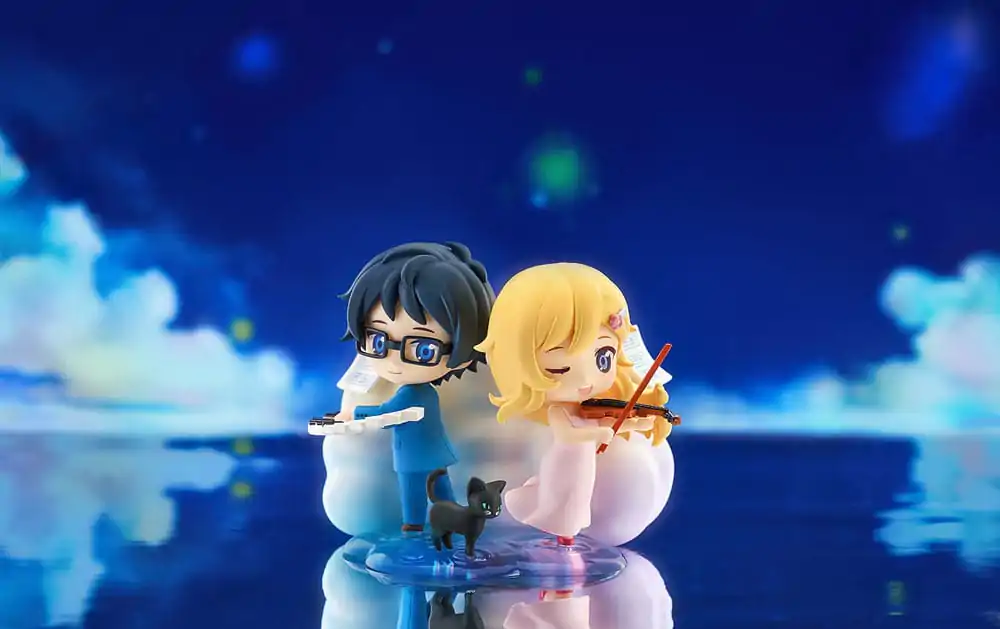 Set Mini Figurine 2 piese Your Lie in April Kaori Miyazono & Kosei Arima 9 cm poza produsului