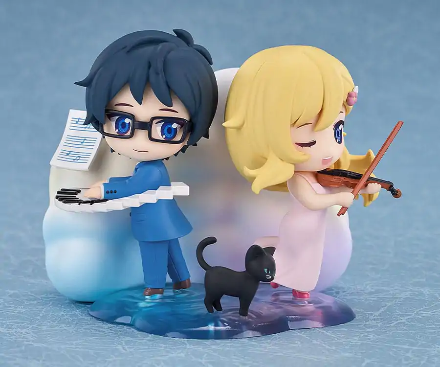 Set Mini Figurine 2 piese Your Lie in April Kaori Miyazono & Kosei Arima 9 cm poza produsului