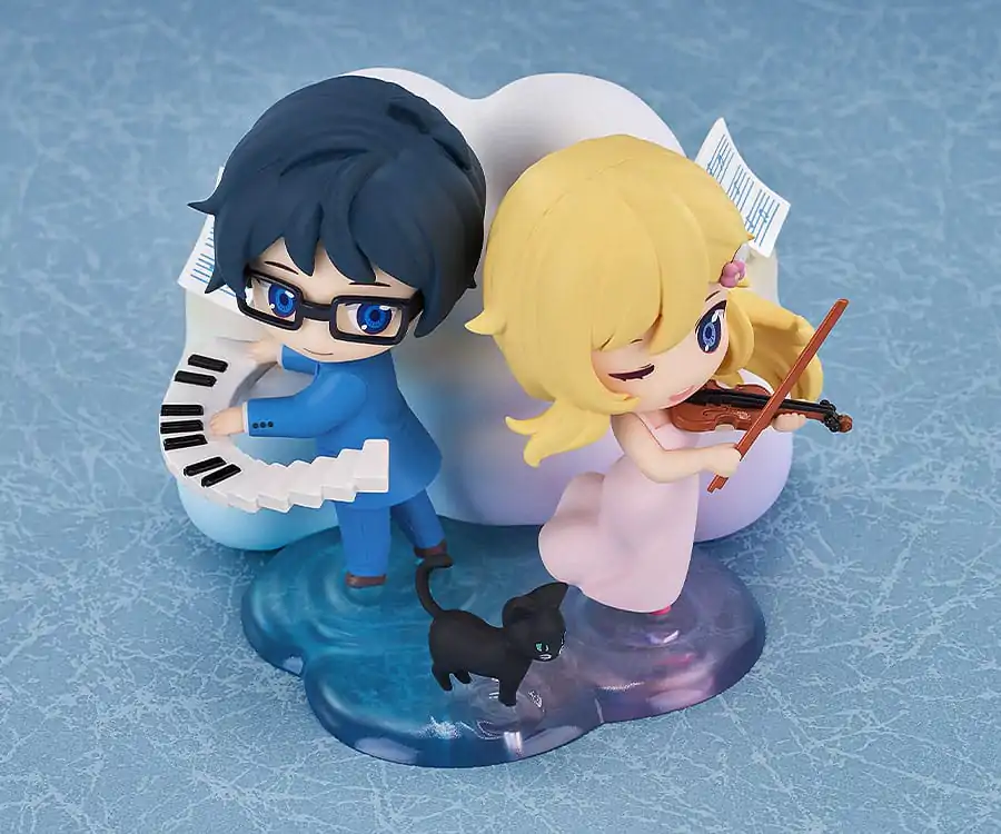 Set Mini Figurine 2 piese Your Lie in April Kaori Miyazono & Kosei Arima 9 cm poza produsului