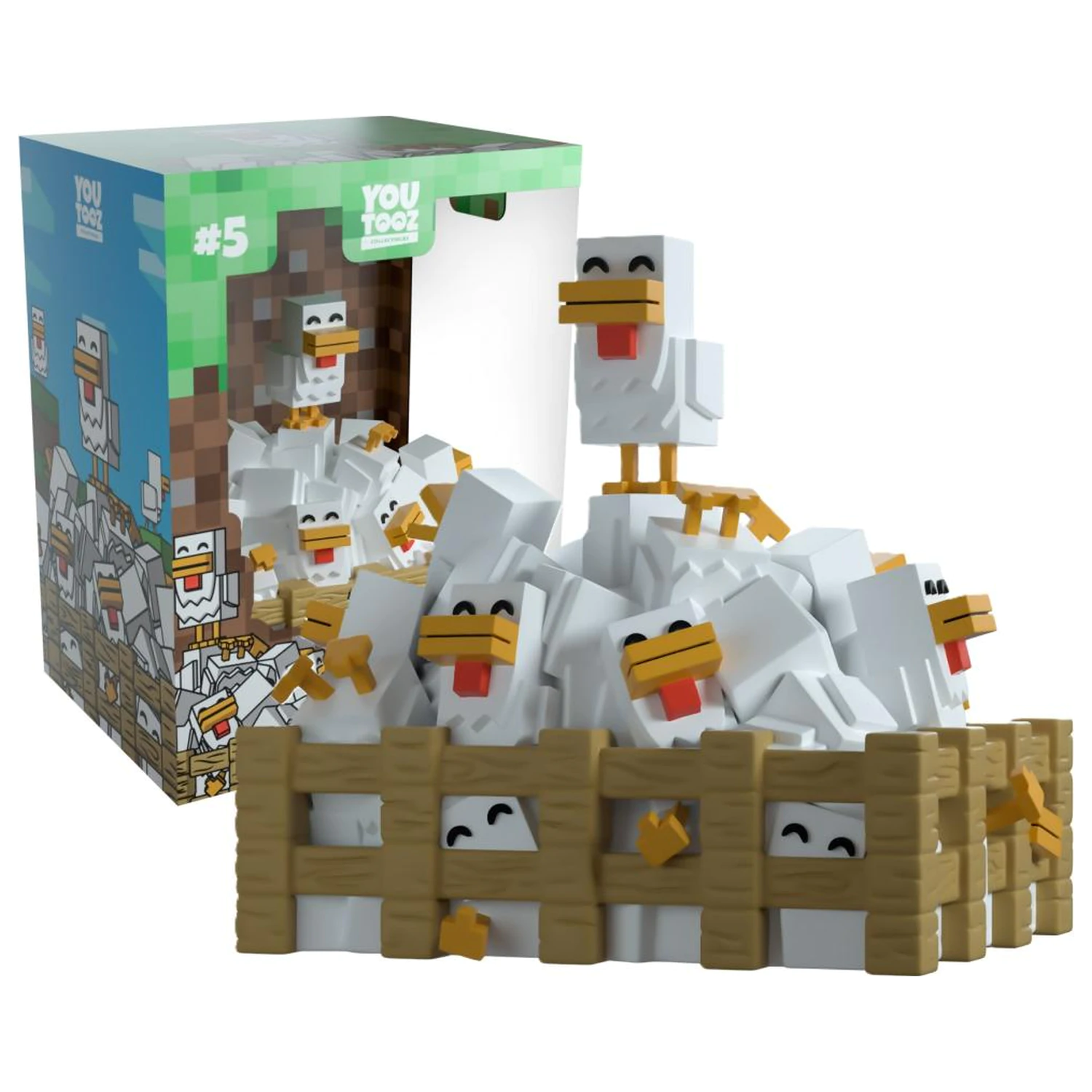 Figura Minecraft Chickens 9 cm poza produsului