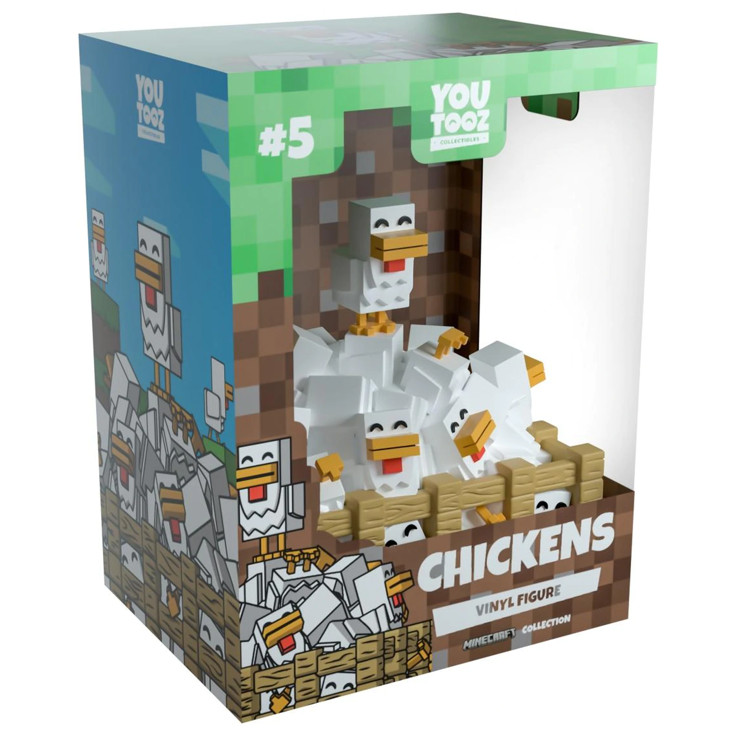Figura Minecraft Chickens 9 cm poza produsului