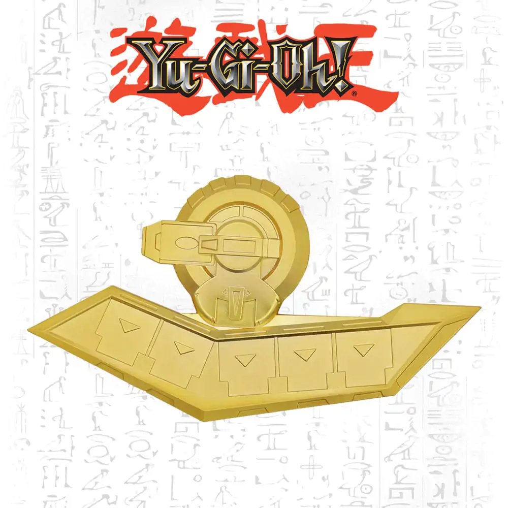Yu-Gi-Oh! Replică Mini Disc Duel Placată cu Aur de 24K 18 cm poza produsului