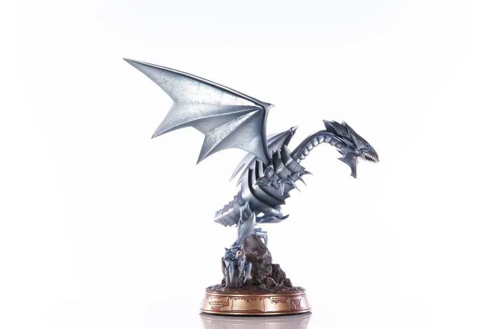 Yu-Gi-Oh! Statuie din PVC Blue-Eyes White Dragon Silver Edition 35 cm poza produsului