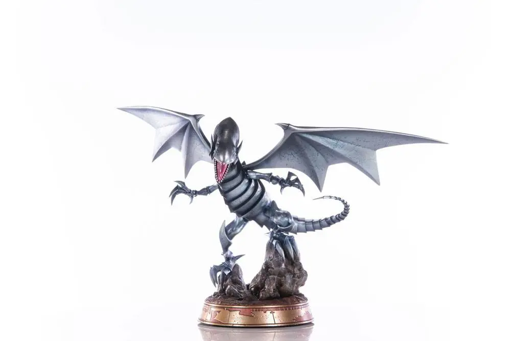 Yu-Gi-Oh! Statuie din PVC Blue-Eyes White Dragon Silver Edition 35 cm poza produsului