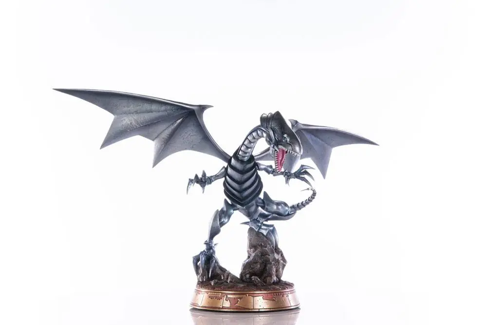 Yu-Gi-Oh! Statuie din PVC Blue-Eyes White Dragon Silver Edition 35 cm poza produsului