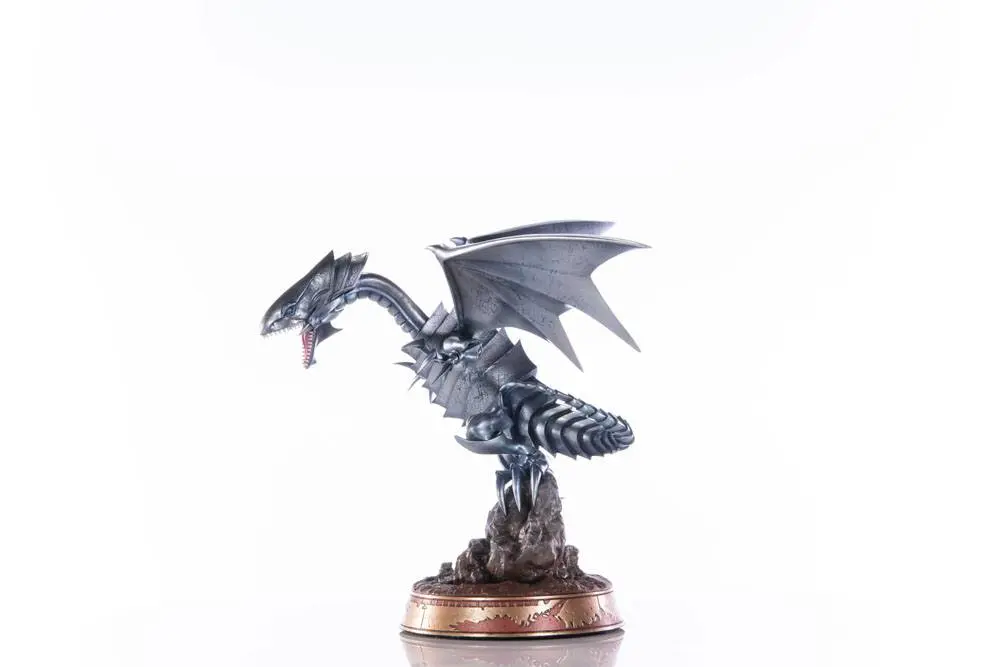 Yu-Gi-Oh! Statuie din PVC Blue-Eyes White Dragon Silver Edition 35 cm poza produsului