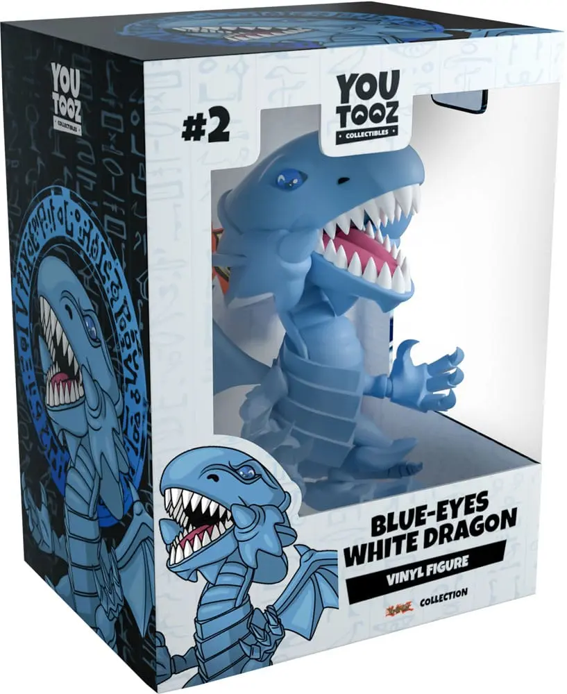 Yu-Gi-Oh! Figurina Vinyl Blue Eyes White Dragon 10 cm poza produsului