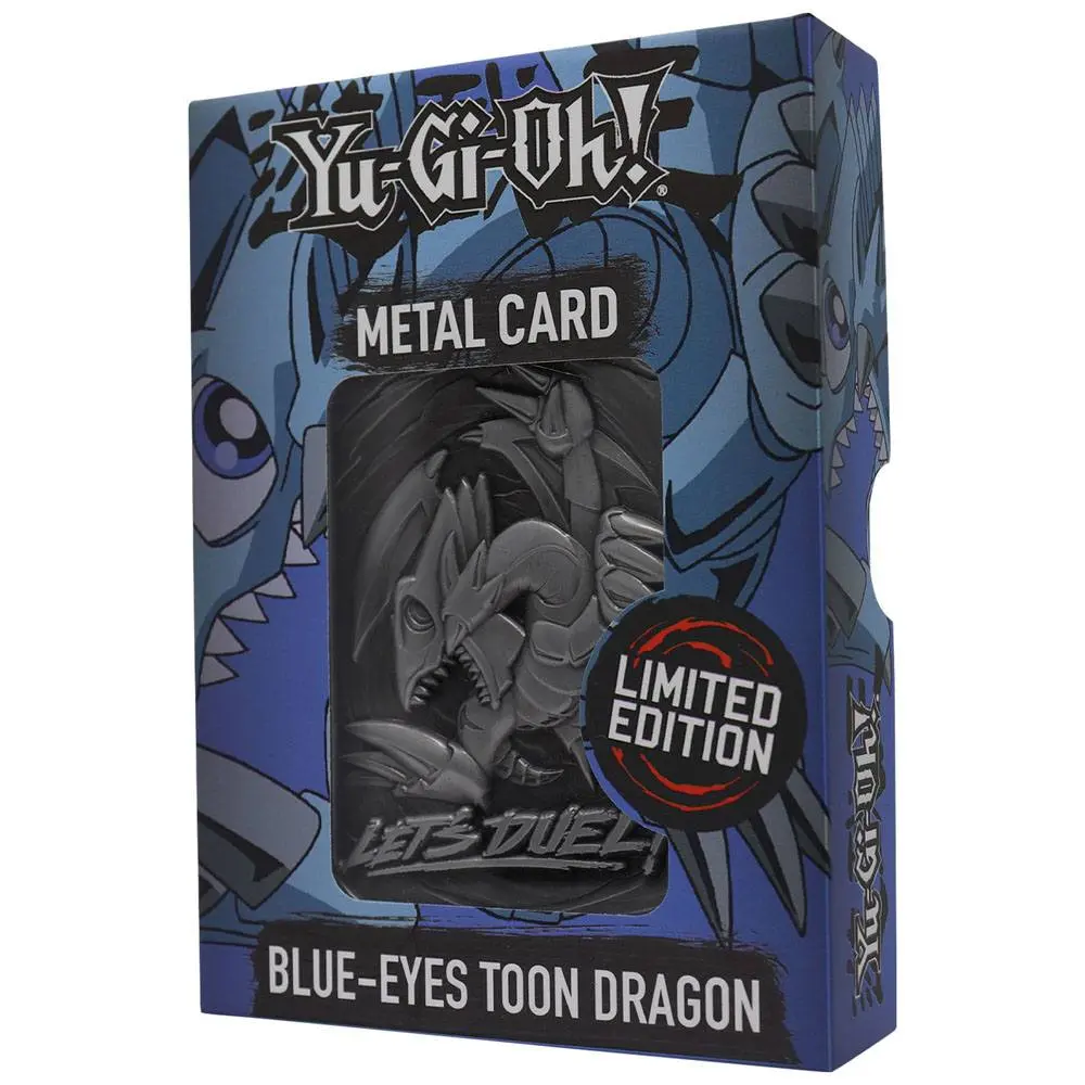 Yu-Gi-Oh! Replică Carte Blue Eyes Toon Dragon Limited Edition poza produsului