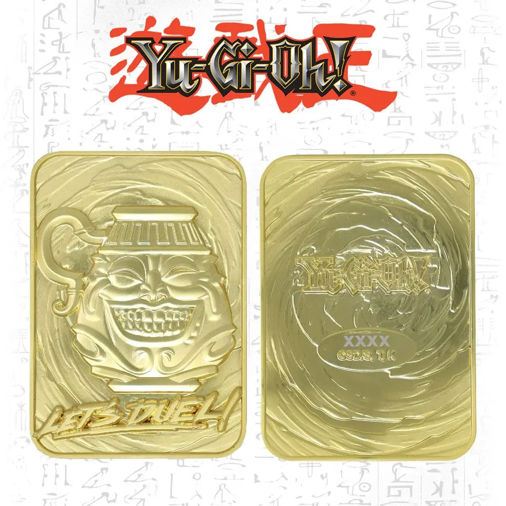 Yu-Gi-Oh! Replică Card Pot of Greed (placat cu aur) poza produsului