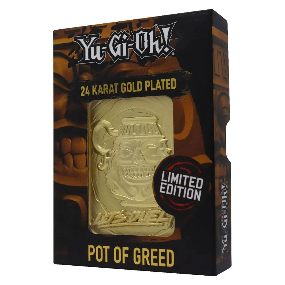 Yu-Gi-Oh! Replică Card Pot of Greed (placat cu aur) poza produsului