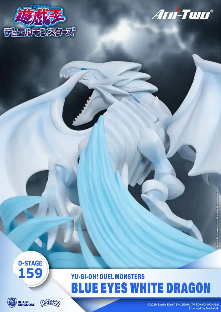 Yu-Gi-Oh! Duel Monsters D-Stage dioramă PVC Blue Eyes White Dragon 15 cm poza produsului