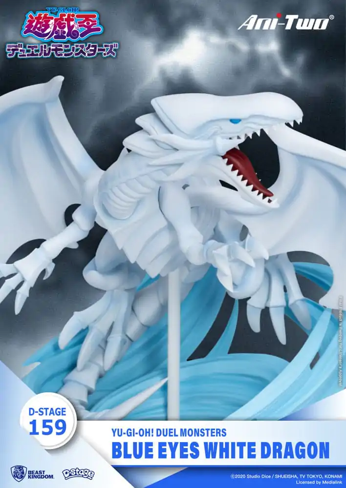 Yu-Gi-Oh! Duel Monsters D-Stage dioramă PVC Blue Eyes White Dragon 15 cm poza produsului