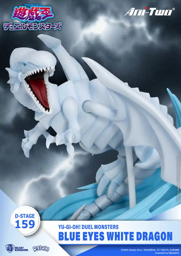 Yu-Gi-Oh! Duel Monsters D-Stage dioramă PVC Blue Eyes White Dragon 15 cm poza produsului