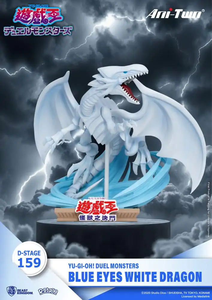 Yu-Gi-Oh! Duel Monsters D-Stage dioramă PVC Blue Eyes White Dragon 15 cm poza produsului