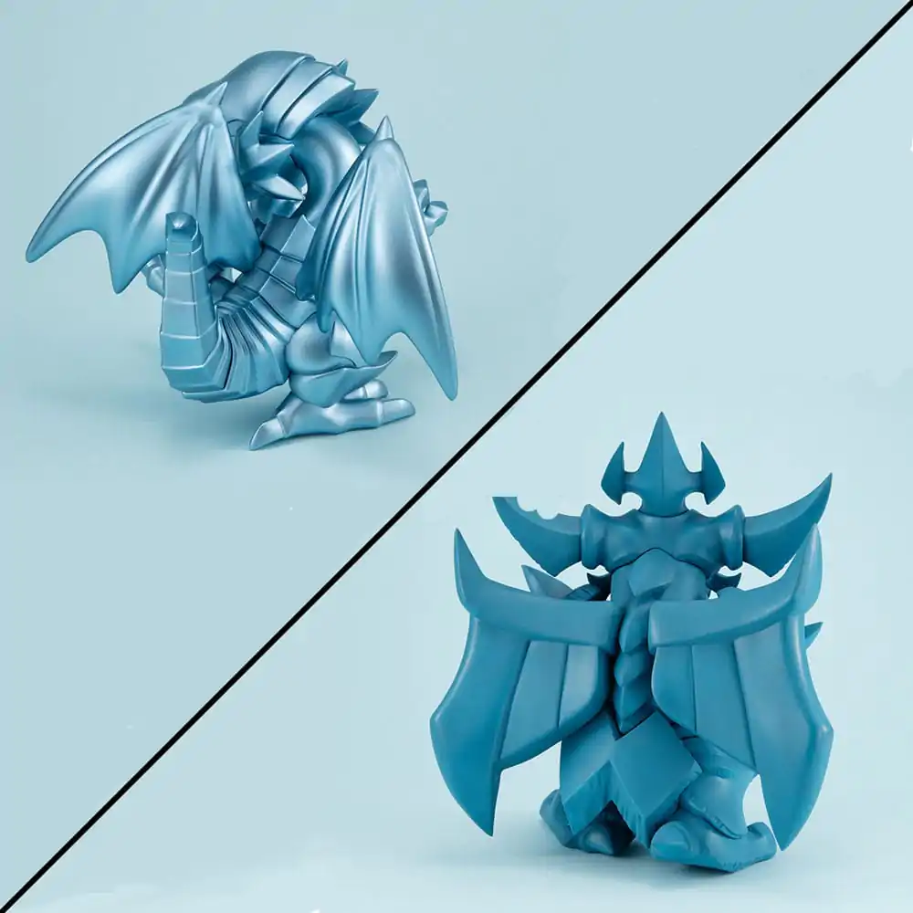 Yu-Gi-Oh! Duel Monsters Megatoon statuie PVC Blue Eyes White Dragon & Obelisk the Tormentor (cu cadou) poza produsului