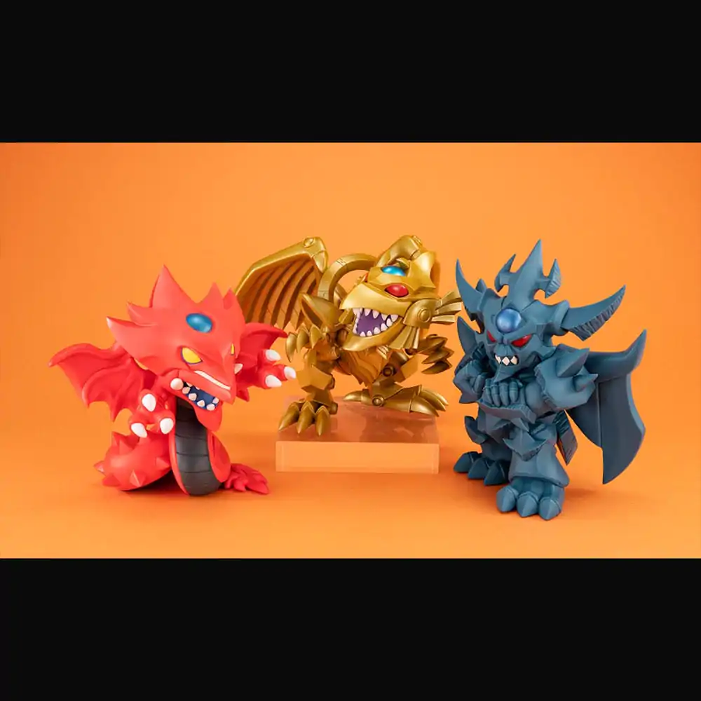 Yu-Gi-Oh! Duel Monsters Megatoon PVC Statuie Red Eyes Black Dragon & The Winged Dragon of Ra 13 cm (cu cadou) poza produsului