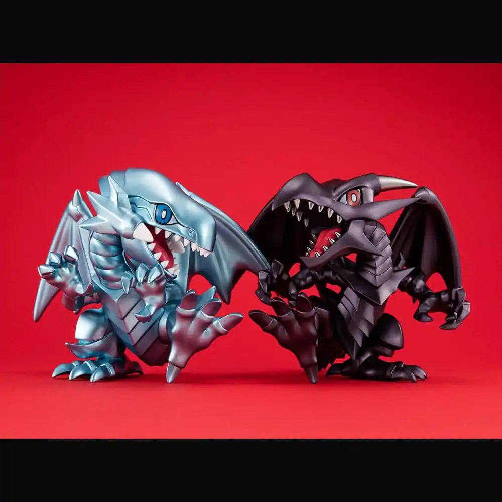 Yu-Gi-Oh! Duel Monsters Megatoon PVC Statuie Red Eyes Black Dragon & The Winged Dragon of Ra 13 cm (cu cadou) poza produsului