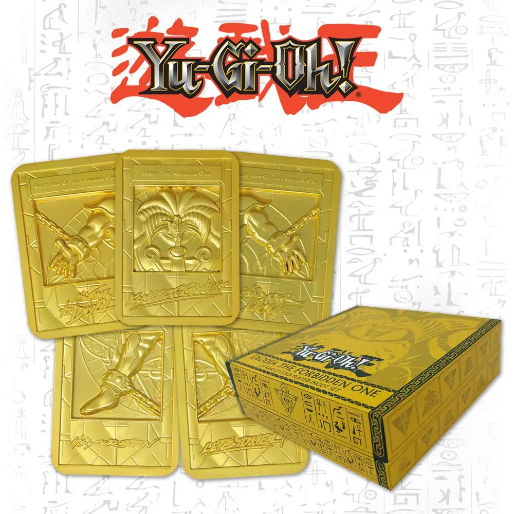 Yu-Gi-Oh! Exodia the Forbidden One Set lingouri (placat cu aur) poza produsului