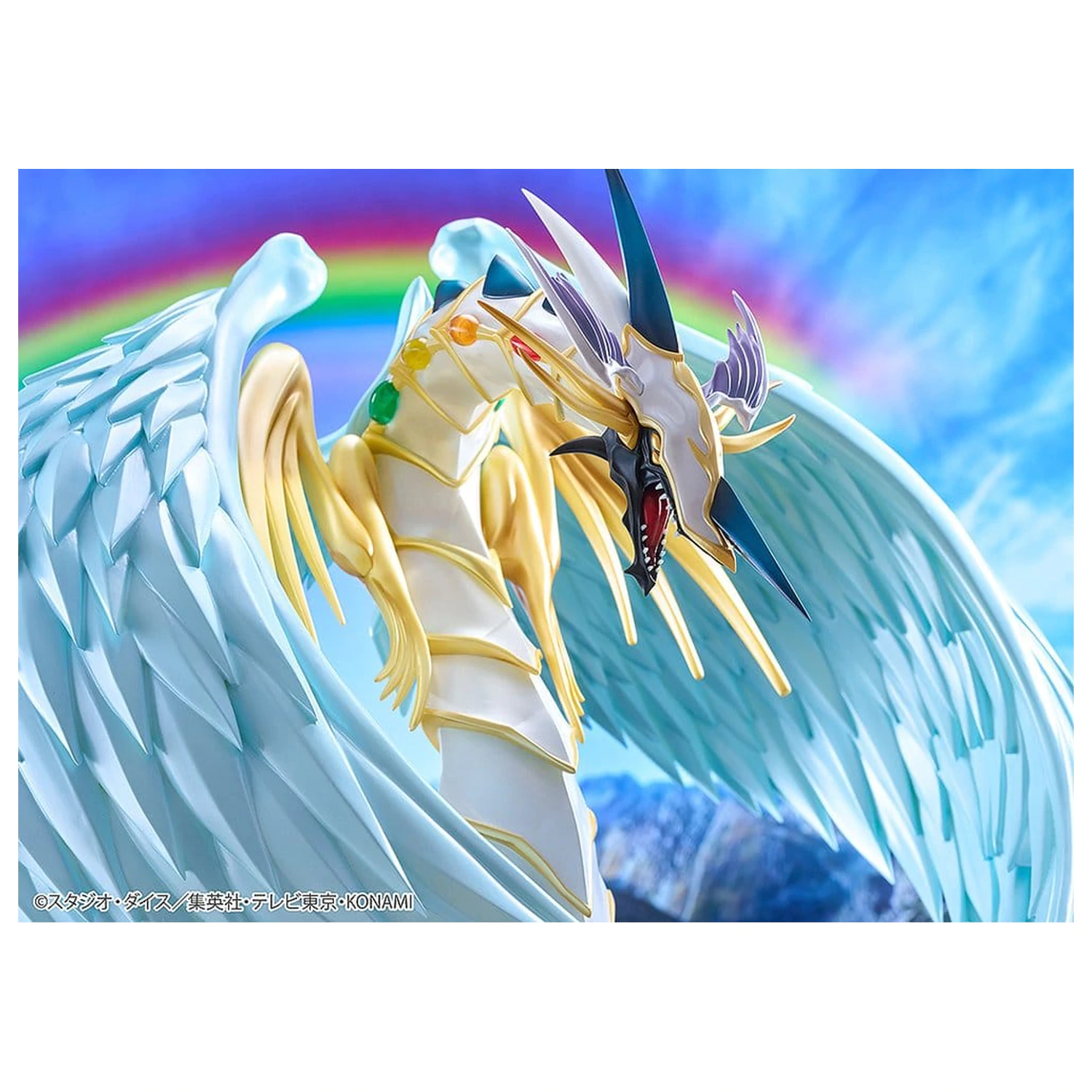 Yu-Gi-Oh! GX Figurina PVC Rainbow Dragon 28 cm poza produsului