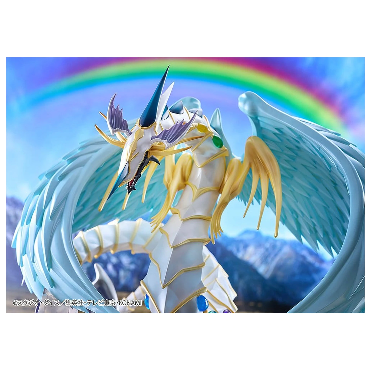 Yu-Gi-Oh! GX Figurina PVC Rainbow Dragon 28 cm poza produsului