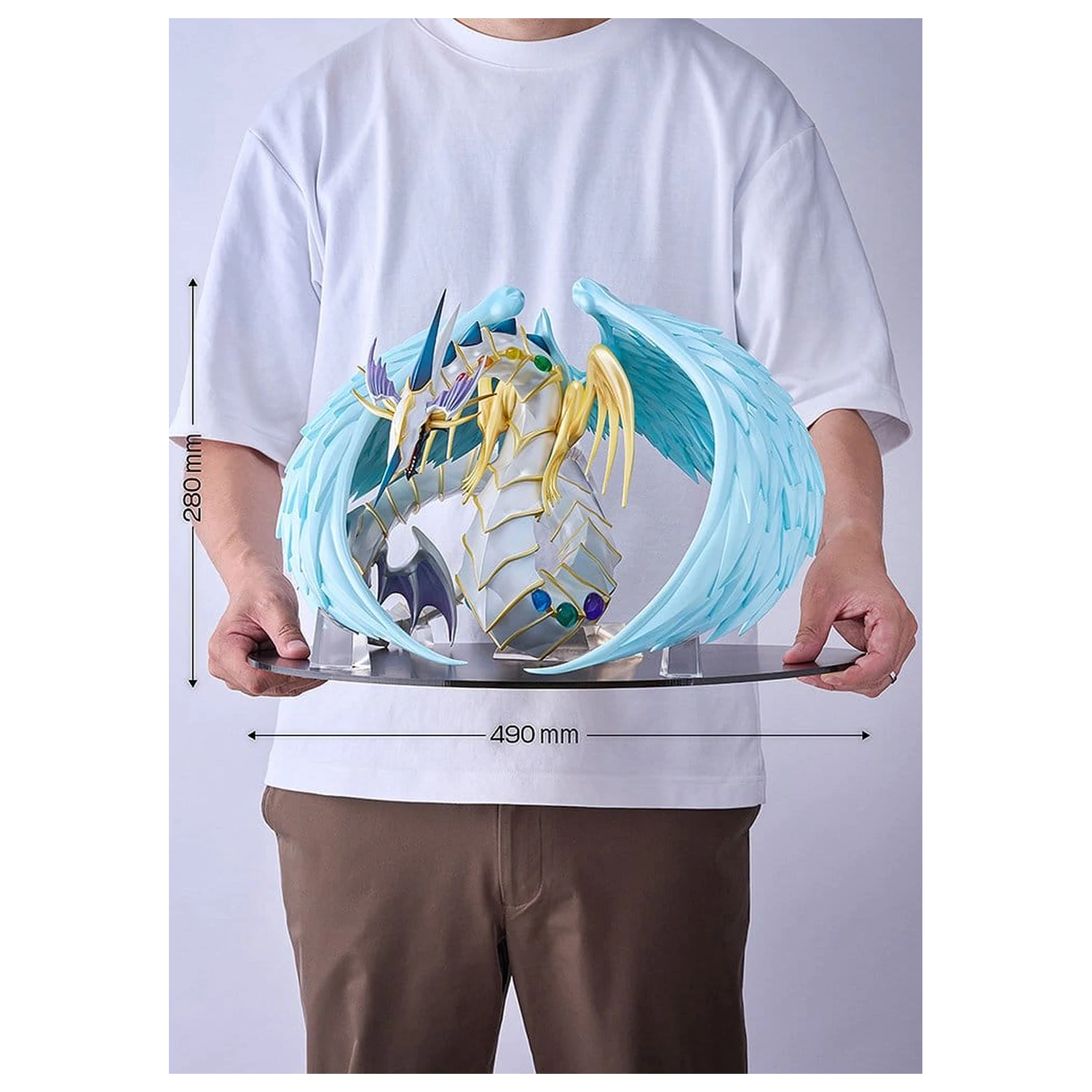 Yu-Gi-Oh! GX Figurina PVC Rainbow Dragon 28 cm poza produsului