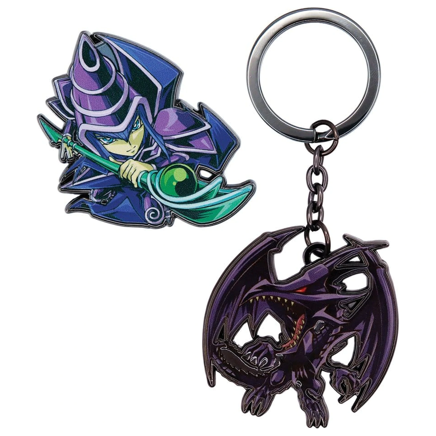 Set de insigna pin si breloc Yu-Gi-Oh! poza produsului