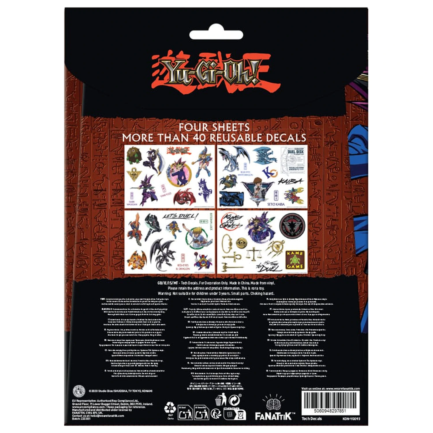 Yu-Gi-Oh! Pachet autocolante Tech poza produsului