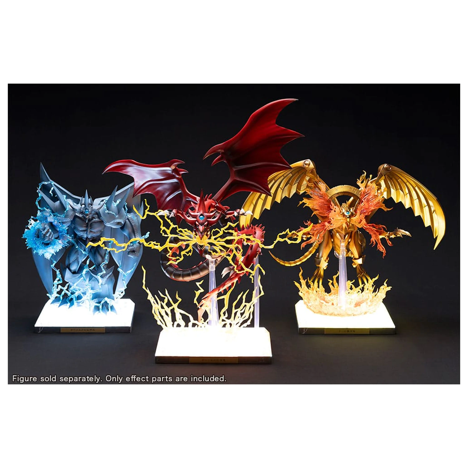 Yu-Gi-Oh! Statuie PVC Accesorii Slifer the Sky Dragon Egyptian God Expansion Părți Set poza produsului