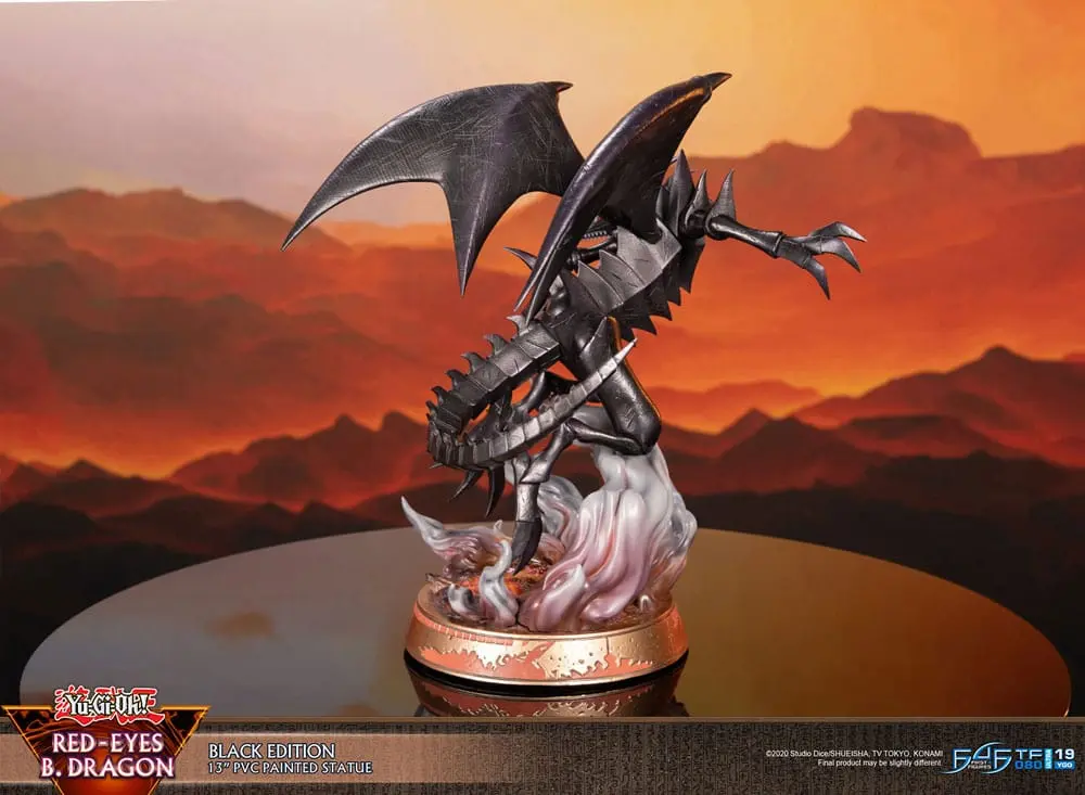 Yu-Gi-Oh! Statuie PVC Red-Eyes B. Dragon Culoare Negru 33 cm poza produsului