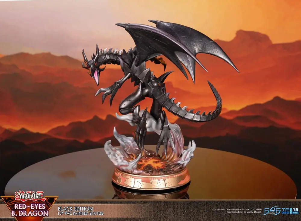 Yu-Gi-Oh! Statuie PVC Red-Eyes B. Dragon Culoare Negru 33 cm poza produsului